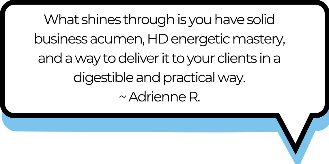 Quote graphic Adrienne